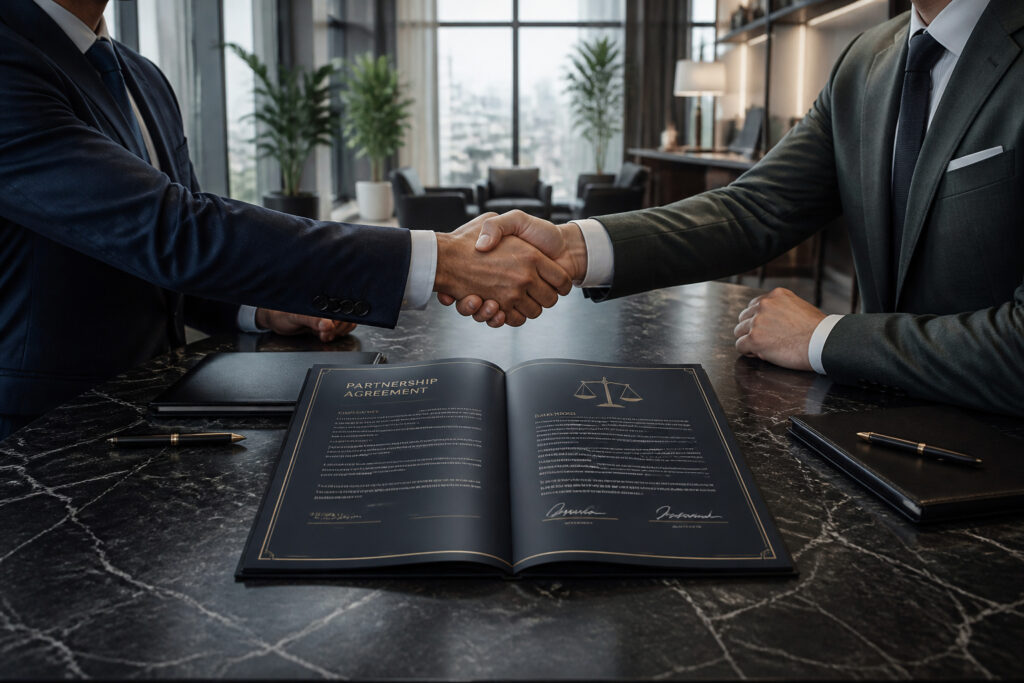 Accord professionnel scelle