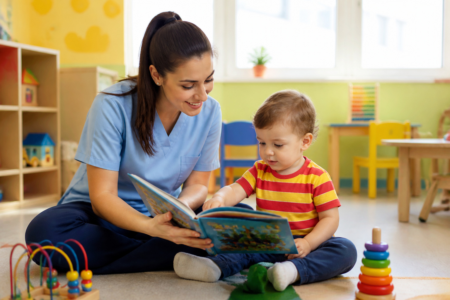 Lecture et eveil en creche